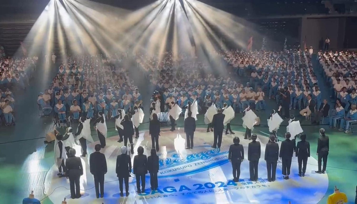 SAGA2024国スポ・全障スポ開会式のステージ演出