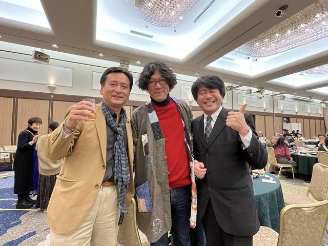 表彰関連の集いでのスナップ