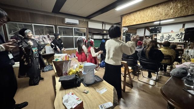 銭湯跡につくったまちづくりの拠点でのイベント